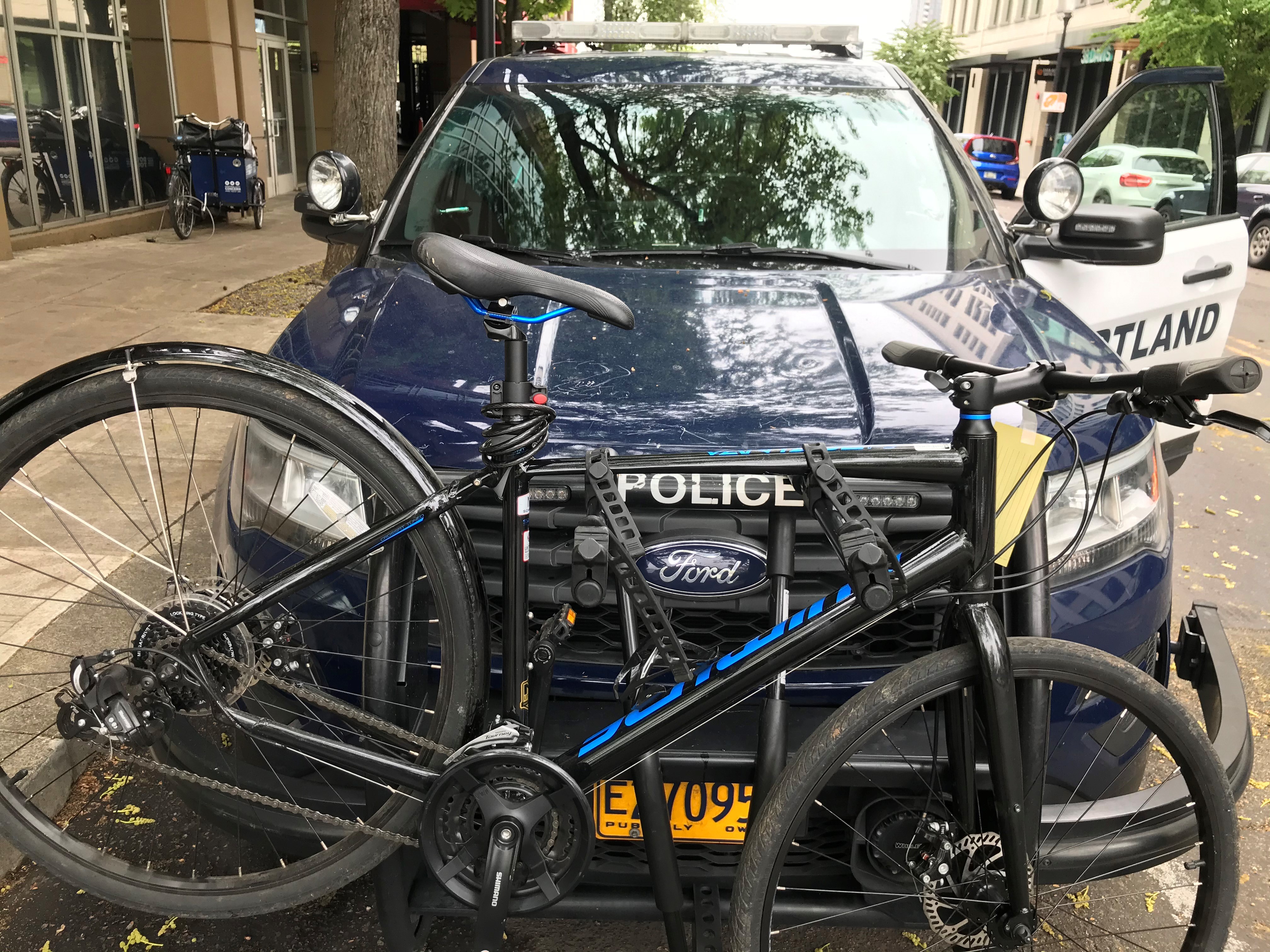Setina Police Bike Rack:  Transport Problem Solved